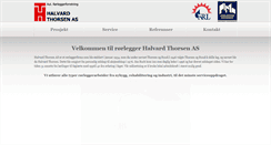 Desktop Screenshot of halvard-thorsen.no